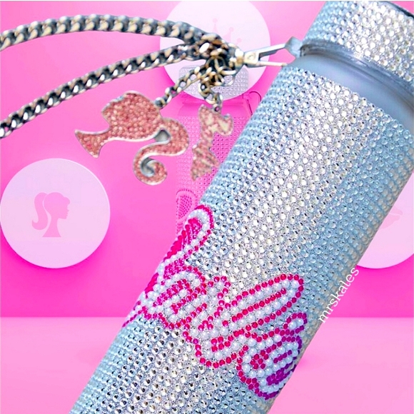 Barbie Rhinestone Water Bottle - Picture 15 of 16